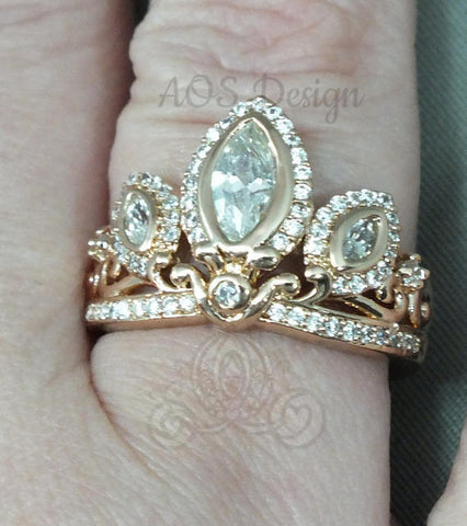 Myrtle Diamond Crown Ring – A Natural Gem